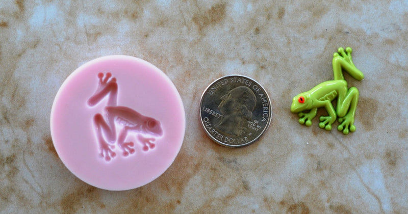 Frog Silicone Mold, Frogs, Resin mold, Clay mold, Epoxy molds, food grade, amphibian, Toads, Chocolate molds, Frogs, Tadpole, A123-1