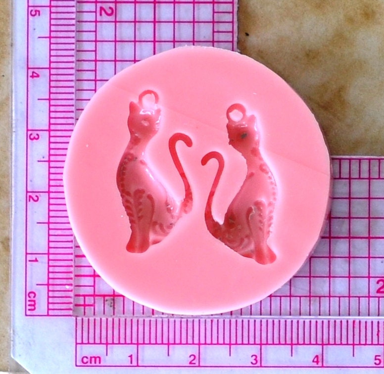 Cat Silicone Mold, Animal Silicone Mold, Resin, Clay, Epoxy, food grade, Chocolate molds, Resin, Clay, dogs, cats, fish, birds A149